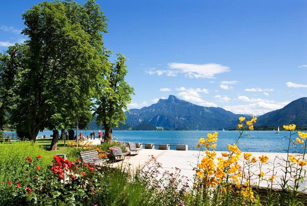 Im Mondseeland Innerschwand Exterior foto